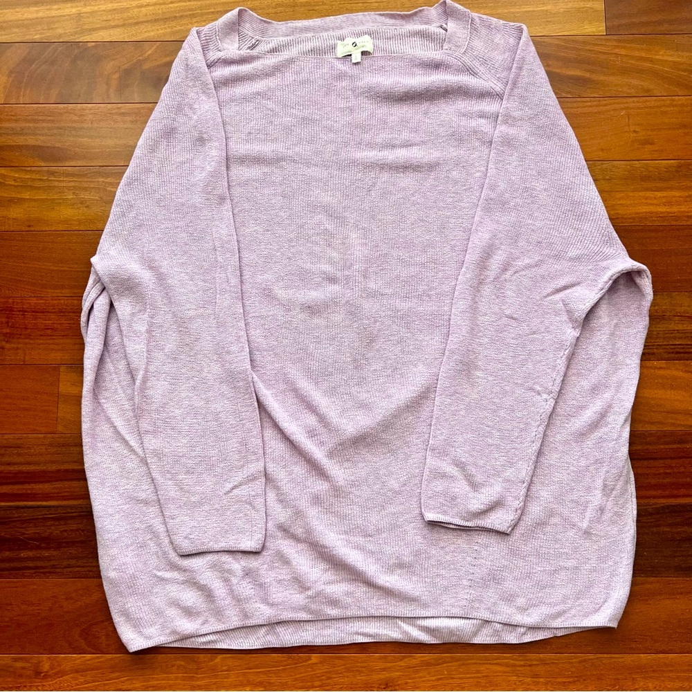 Lou & Grey women’s lavender sweater size L